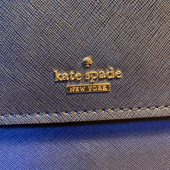 Three-Tone Kate Spade Satchel Bag w/ Detachable Strap - Picture 6 of 7